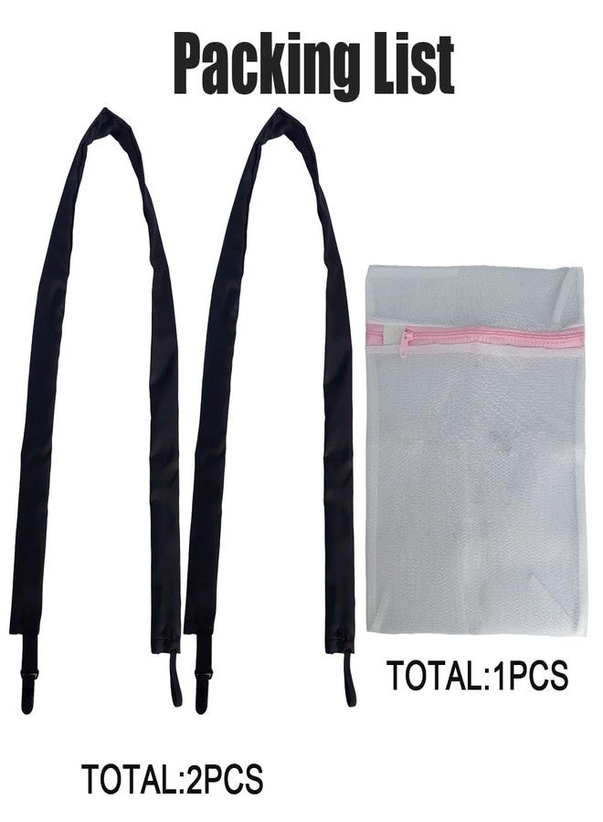 Toeloioh 2 Pack Satin Catheter Tube Cover with Mesh Laundry Bag,Catheter Bags Tube Cover for Men &Women,Urine Drain Bag Tube Protector - Image 4